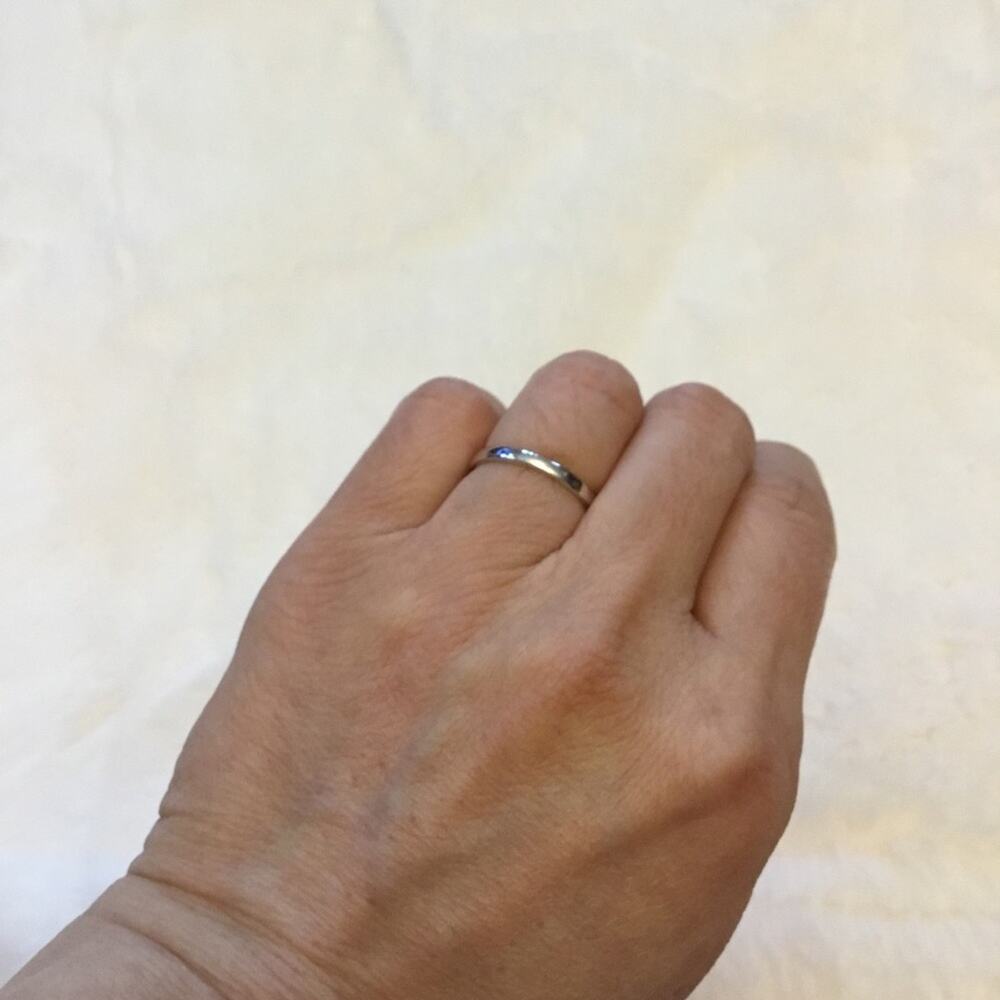 Silver Trio-Crystal Rows Ring - Picture 8 of 8